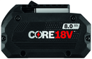 Bosch, GBA18V80, Lithium-Ion Battery, 18 V, 8.0 Ah, 21700 Cell Technology, CoolPack 2.0