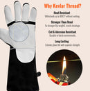 Father’s Day Deal:JKSafety Heat Resistant Welding Gloves Fireproof(FG55)