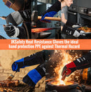 Father’s Day Deal:JKSafety Heat Resistant Welding Gloves Fireproof(FG55)