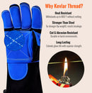 Father’s Day Deal:JKSafety Heat Resistant Welding Gloves Fireproof(FG55)