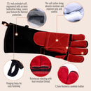 Father’s Day Deal:JKSafety Heat Resistant Welding Gloves Fireproof(FG55)