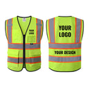 Custom Hi-Vis Safety Vest with Logo Printing – No Minimum Order | BX320