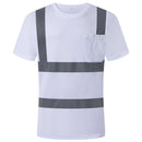 JKSafety Hi-Vis Reflective Safety Shirt Short Sleeve, Crew Neck (JKT077)
