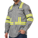 JKSafety 7oz FR Long Sleeve Shirt ARC 2 Fire Resistant Welding Shirts (JKFR100)