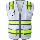 JKSafety 9 Pockets Two-Tone Hi-Vis Reflective Safety Vest (JK901)