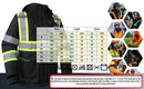 JKSafety Hi Vis Bomber Safety Jacket with Detachable Hood ANSI Certified (BJ480)