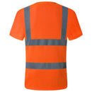 JKSafety Hi-Vis Reflective Safety Shirt Short Sleeve, Crew Neck (JKT077)
