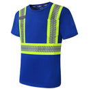 JKSafety Hi-Vis Two-Tone Safety Shirt with Short Sleeve, Crew Neck (JKT090)