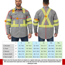 JKSafety 7oz FR Long Sleeve Shirt ARC 2 Fire Resistant Welding Shirts (JKFR100)