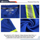 JKSafety Hi-Vis Two-Tone Safety Shirt with Short Sleeve, Crew Neck (JKT090)