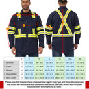 JKSafety 7oz FR Long Sleeve Shirt ARC 2 Fire Resistant Welding Shirts (JKFR100)