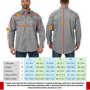 JKSafety 7oz FR Long Sleeve Shirt ARC 2 Fire Resistant Welding Shirts (JKFR100)