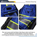 JKSafety 9 Pockets Women Mesh Two-Tone Hi-Vis Reflective Safety Vest (JK168)