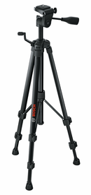 Bosch, BT 150, Compact Tripod, Aluminum, 22 In. to 61 In. Adjustable Height, 1/4 In. Thread