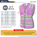 JKSafety 9 Pockets Women Mesh Two-Tone Hi-Vis Reflective Safety Vest (JK168)