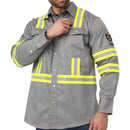 JKSafety 7oz FR Long Sleeve Shirt ARC 2 Fire Resistant Welding Shirts (JKFR100)