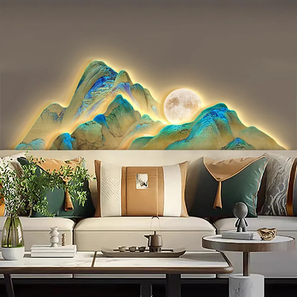 LED CreativecWall Decoration Abstract Living Room Decor