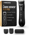 The Lawn Mower® 4.0 PRO – Groin & Body Hair Trimmer, Updated SkinSafe® Trimmer Blade, Waterproof Wet/Dry Groomer, USB-C & Wireless Charging Compatible, Men’s Ball Shaver with Travel Lock
