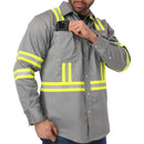 JKSafety 7oz FR Long Sleeve Shirt ARC 2 Fire Resistant Welding Shirts (JKFR100)