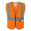 JKSafety Kids Hi Vis Safety Vest with 3M Reflective Tape ANSI Certified (BK300)