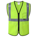 JKSafety Hi-Vis High Visibility Reflective Safety Vest with Pockets (BX310)