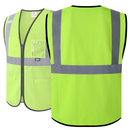 JKSafety Hi-Vis High Visibility Reflective Safety Vest with Pockets (BX310)