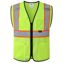 JKSafety Hi-Vis High Visibility Reflective Safety Vest with Pockets (BX310)