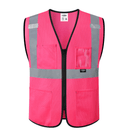 JKSafety Hi-Vis High Visibility Reflective Safety Vest with Pockets (BX310)