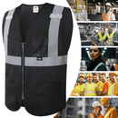 JKSafety Hi-Vis High Visibility Reflective Safety Vest with Pockets (BX310)