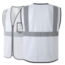 JKSafety Hi-Vis High Visibility Reflective Safety Vest with Pockets (BX310)