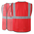 JKSafety Hi-Vis High Visibility Reflective Safety Vest with Pockets (BX310)