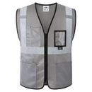 JKSafety Hi-Vis High Visibility Reflective Safety Vest with Pockets (BX310)