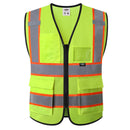 Custom Hi-Vis Safety Vest with Logo Printing – No Minimum Order | BX320