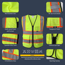 Custom Hi-Vis Safety Vest with Logo Printing – No Minimum Order | BX320