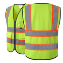 Custom Hi-Vis Safety Vest with Logo Printing – No Minimum Order | BX320