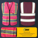 Custom Hi-Vis Safety Vest with Logo Printing – No Minimum Order | BX320