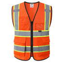 Custom Hi-Vis Safety Vest with Logo Printing – No Minimum Order | BX320