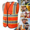 Custom Hi-Vis Safety Vest with Logo Printing – No Minimum Order | BX320