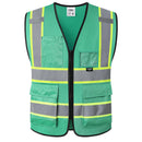Custom Hi-Vis Safety Vest with Logo Printing – No Minimum Order | BX320