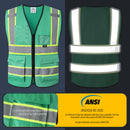 Custom Hi-Vis Safety Vest with Logo Printing – No Minimum Order | BX320