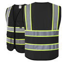 Custom Hi-Vis Safety Vest with Logo Printing – No Minimum Order | BX320