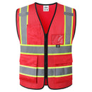 Custom Hi-Vis Safety Vest with Logo Printing – No Minimum Order | BX320