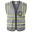 Custom Hi-Vis Safety Vest with Logo Printing – No Minimum Order | BX320