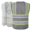 Custom Hi-Vis Safety Vest with Logo Printing – No Minimum Order | BX320