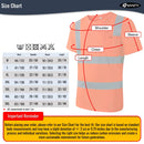 JKSafety 3-Pack Hi-Vis Reflective Safety Shirt Short Sleeve, Crew Neck (JKTS077-3P)