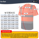 JKSafety 3-Pack Hi-Vis Reflective Safety Shirt Short Sleeve, Crew Neck (JKTS077-3P)