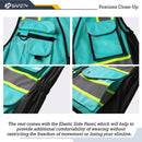 JKSafety 9 Pockets Women Mesh Two-Tone Hi-Vis Reflective Safety Vest (JK168)