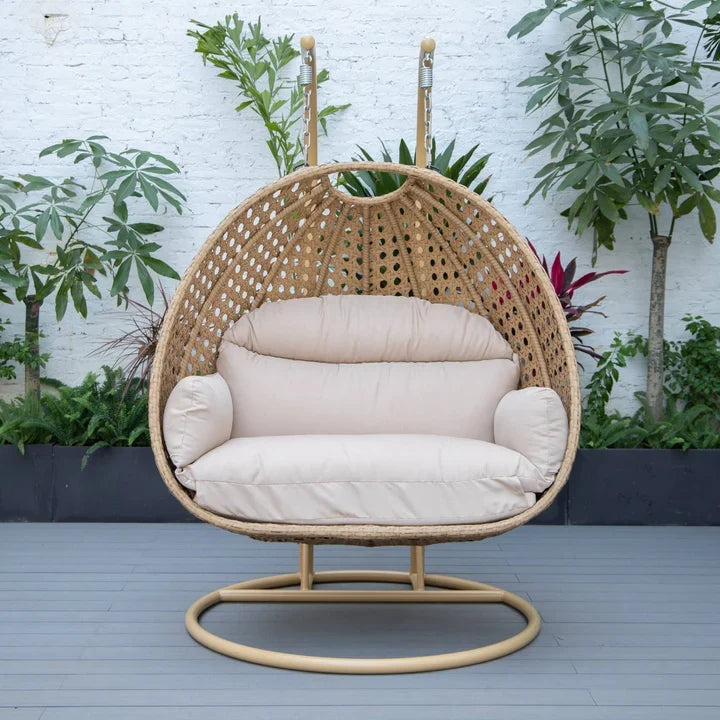 Royal Luxury & Comfort Double Seater Hanging Swing With Stand