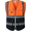 JKSafety 9 Pockets Hi-Vis Reflective Safety Vest (JK150)