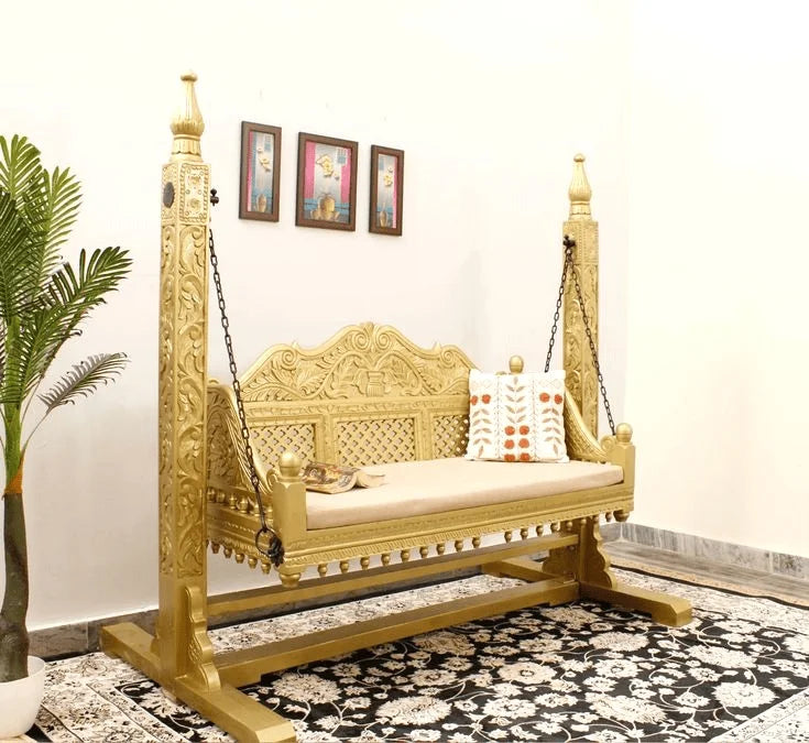 Elegant Traditional Wooden Swing